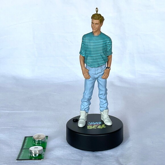ZACK MORRIS Ornament Saved by the Bell Sound Retro 90s 2022 HALLMARK New - Picture 2 of 8